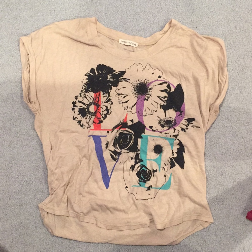 LOVE short sleeve shirt